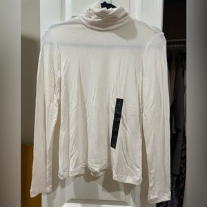 White Turtle Neck